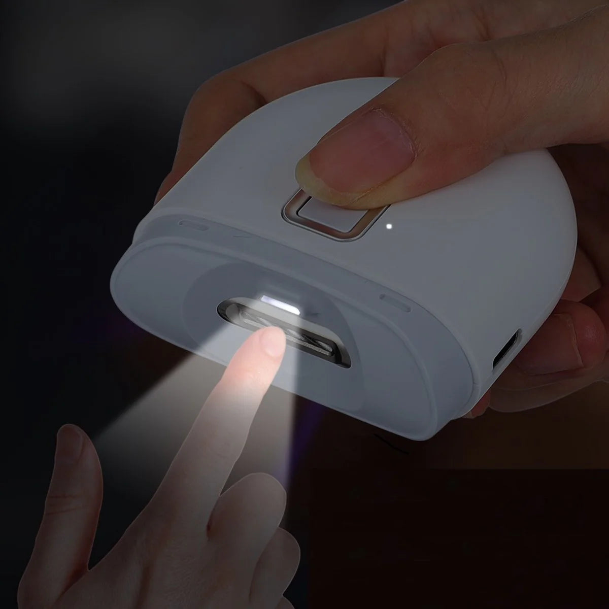 Swipee Elektrische nagelschaar - Electric Nail Clipper With Light Nail Polishing Machine