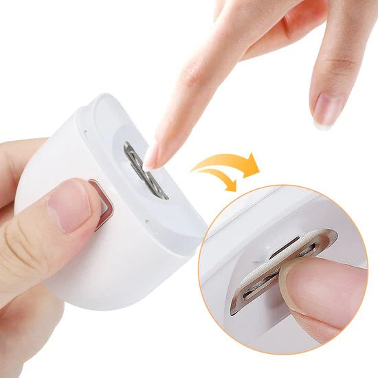 Swipee Elektrische nagelschaar - Electric Nail Clipper With Light Nail Polishing Machine
